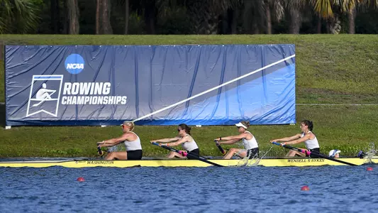 2022 NCAA Womenβs Rowing Championships Practice UW varsity 4