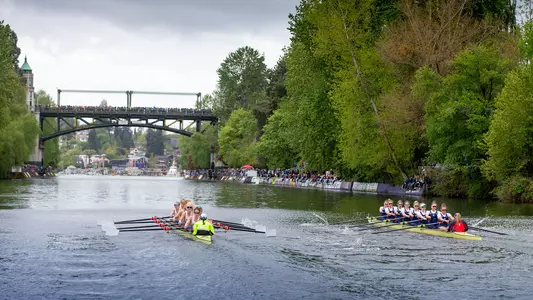 UW women's varsity 8 vs. Great Britan 2022 Windermere Cup