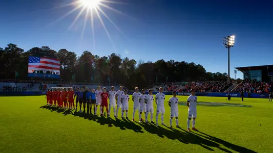 2021 Men's Soccer Pregame Photo vs. Clemson