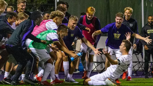 Lucas Meek Goal Celebration vs. Grand Canyon