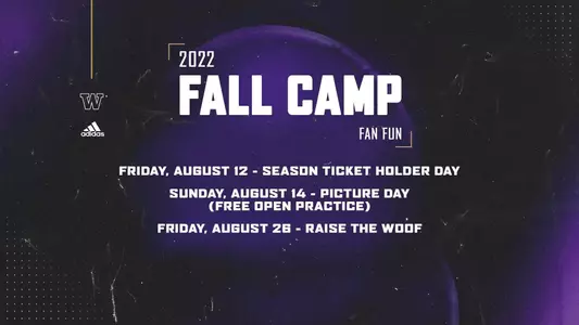 2022 UW football fan events