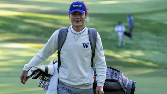 University of Washington golf team hosts the Husky Invitational at Gold Mountain Golf Club on Monday, September 19, 2022, in Bremerton, Washington. (Stephen Brashear/Red Box Pictures)