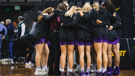 Team Huddle at Oregon