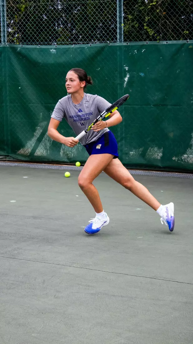 The University of Washington women's tennis team during their 2023 foreign tour in Japan.