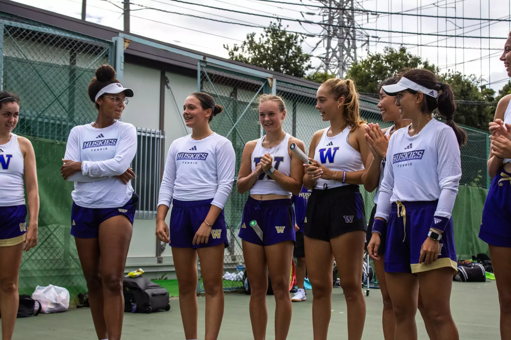 The University of Washington women's tennis team during their 2023 foreign tour in Japan.