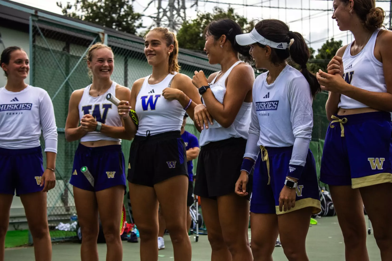 The University of Washington women's tennis team during their 2023 foreign tour in Japan.