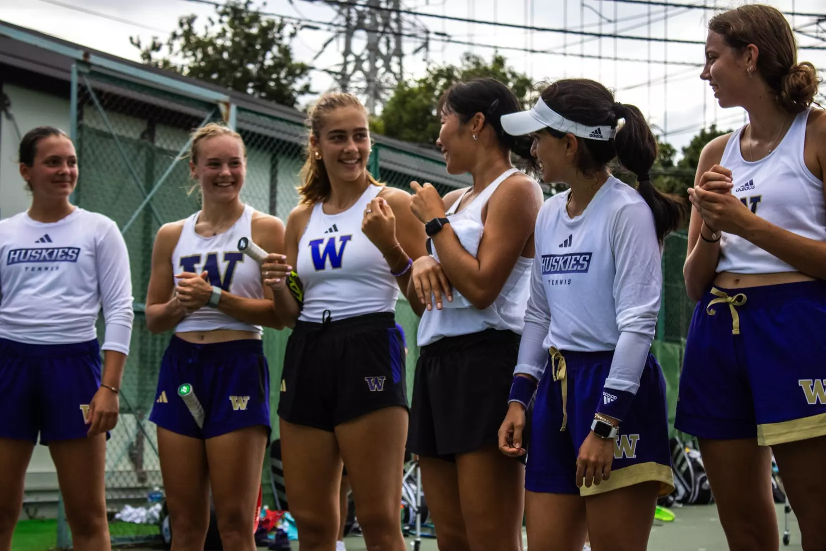 The University of Washington women's tennis team during their 2023 foreign tour in Japan.