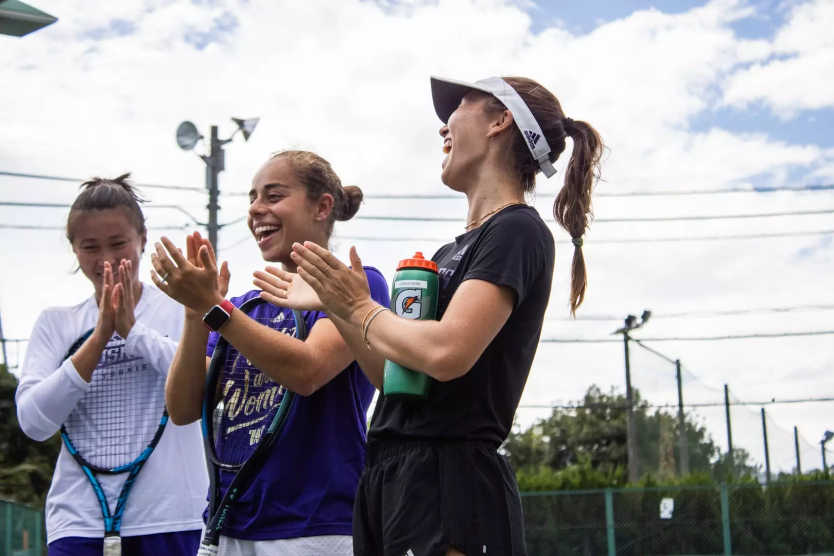 The University of Washington women's tennis team during their 2023 foreign tour in Japan.