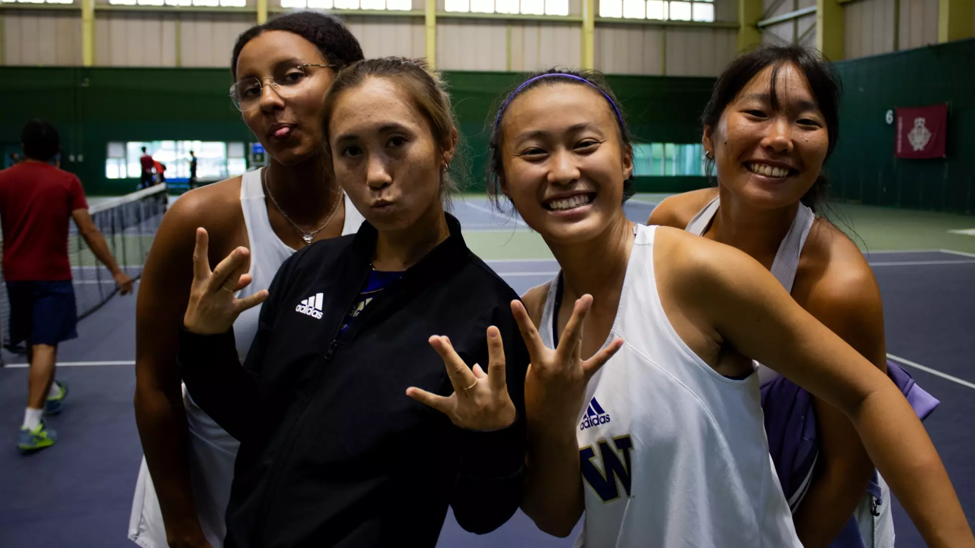 The University of Washington women's tennis team during their 2023 foreign tour in Japan.