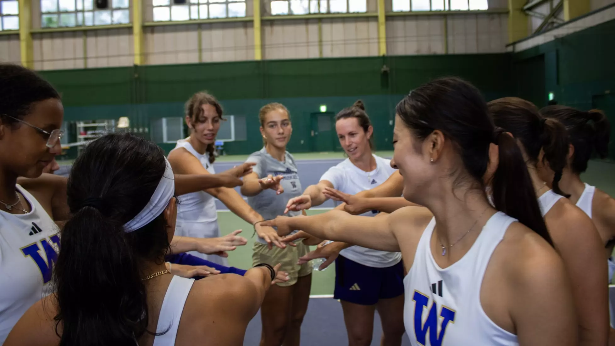The University of Washington women's tennis team during their 2023 foreign tour in Japan.