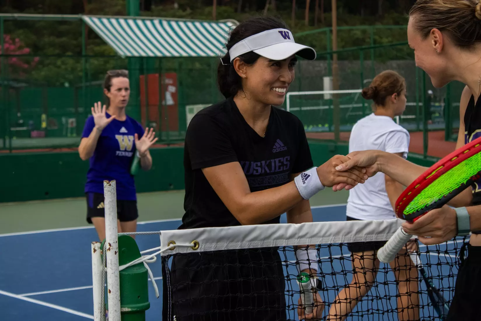 The University of Washington women's tennis team during their 2023 foreign tour in Japan.