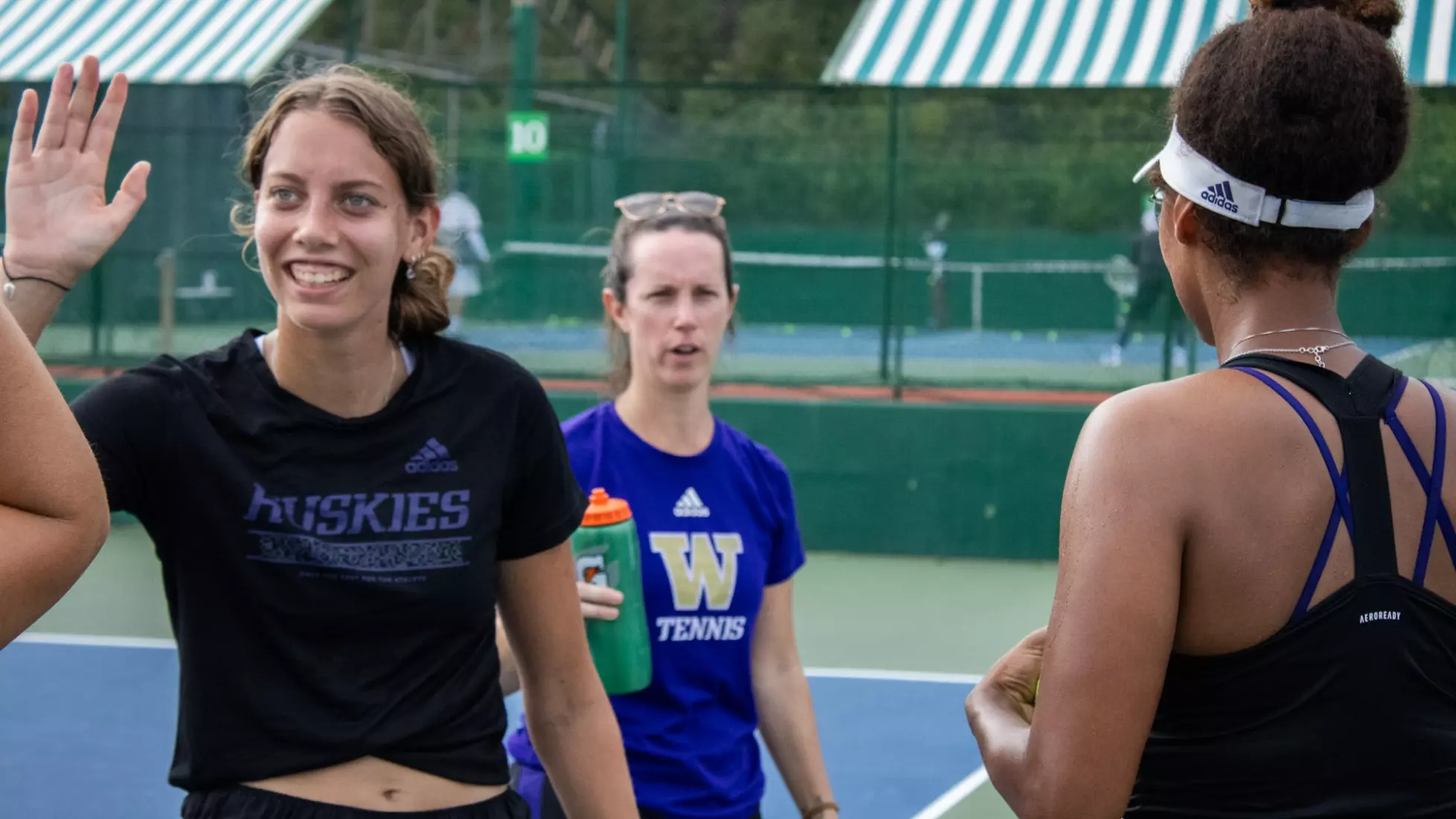 The University of Washington women's tennis team during their 2023 foreign tour in Japan.