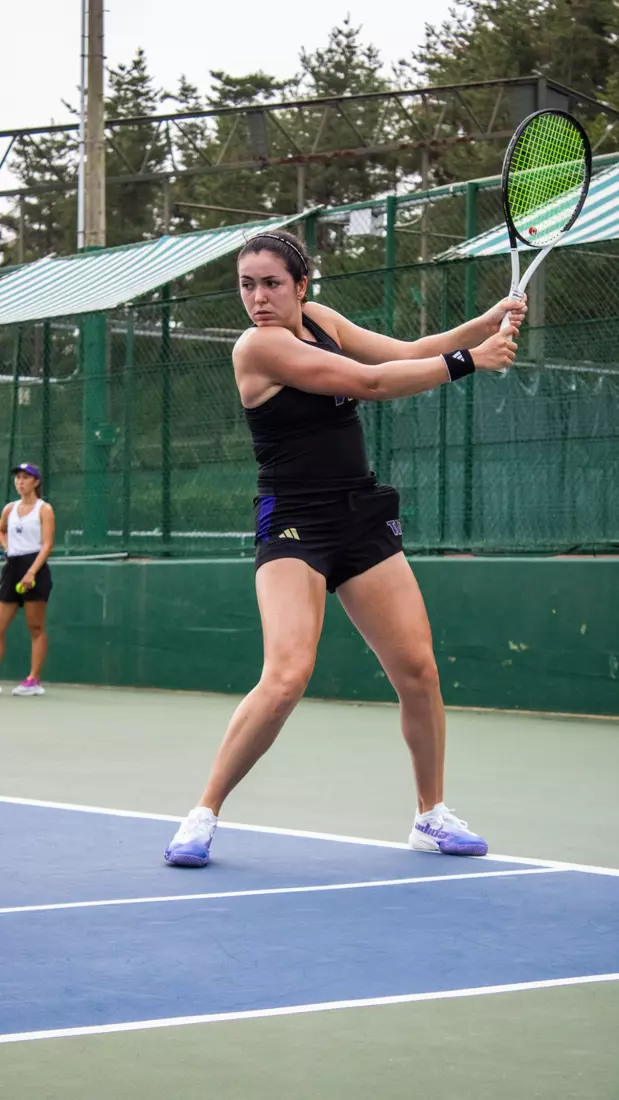 The University of Washington women's tennis team during their 2023 foreign tour in Japan.
