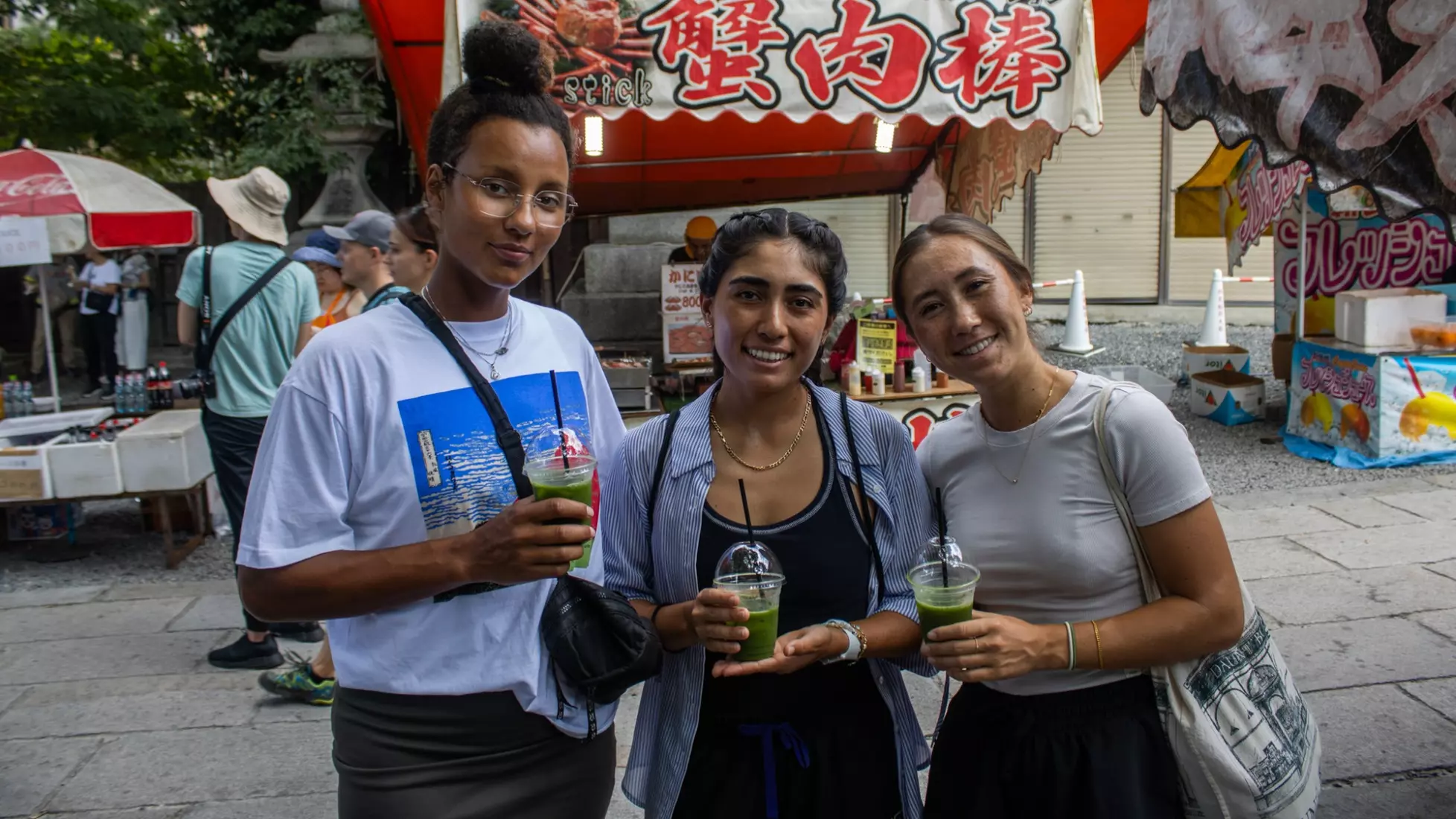 The University of Washington women's tennis team during their 2023 foreign tour in Japan.