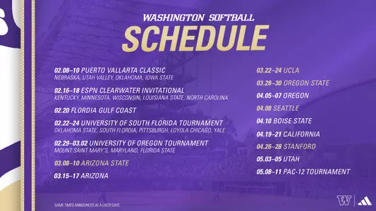 Softball Schedule 2024