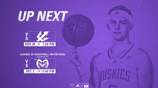 Men's basketball schedule graphic 11/28 vs. UC San Diego