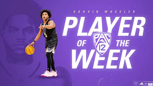Sahvir Wheeler Pac-12 Player of the Week graphic