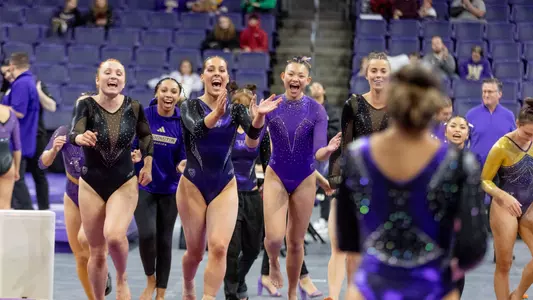 UW Gymnastics 2024 Purple & Gold celebration