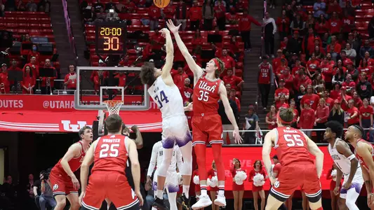Braxton Meah jumps for the tip at Utah