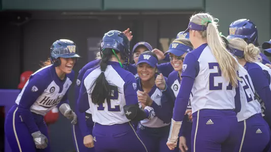 Jadelyn Allchin Home Run Celebration