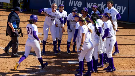 Kinsey Fielder Home Run Celebration vs. Duke at Mark Campbell Invitational