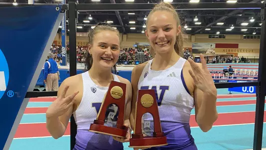 Sara Borton and Nastassja Campbell 2023 NCAA Indoors