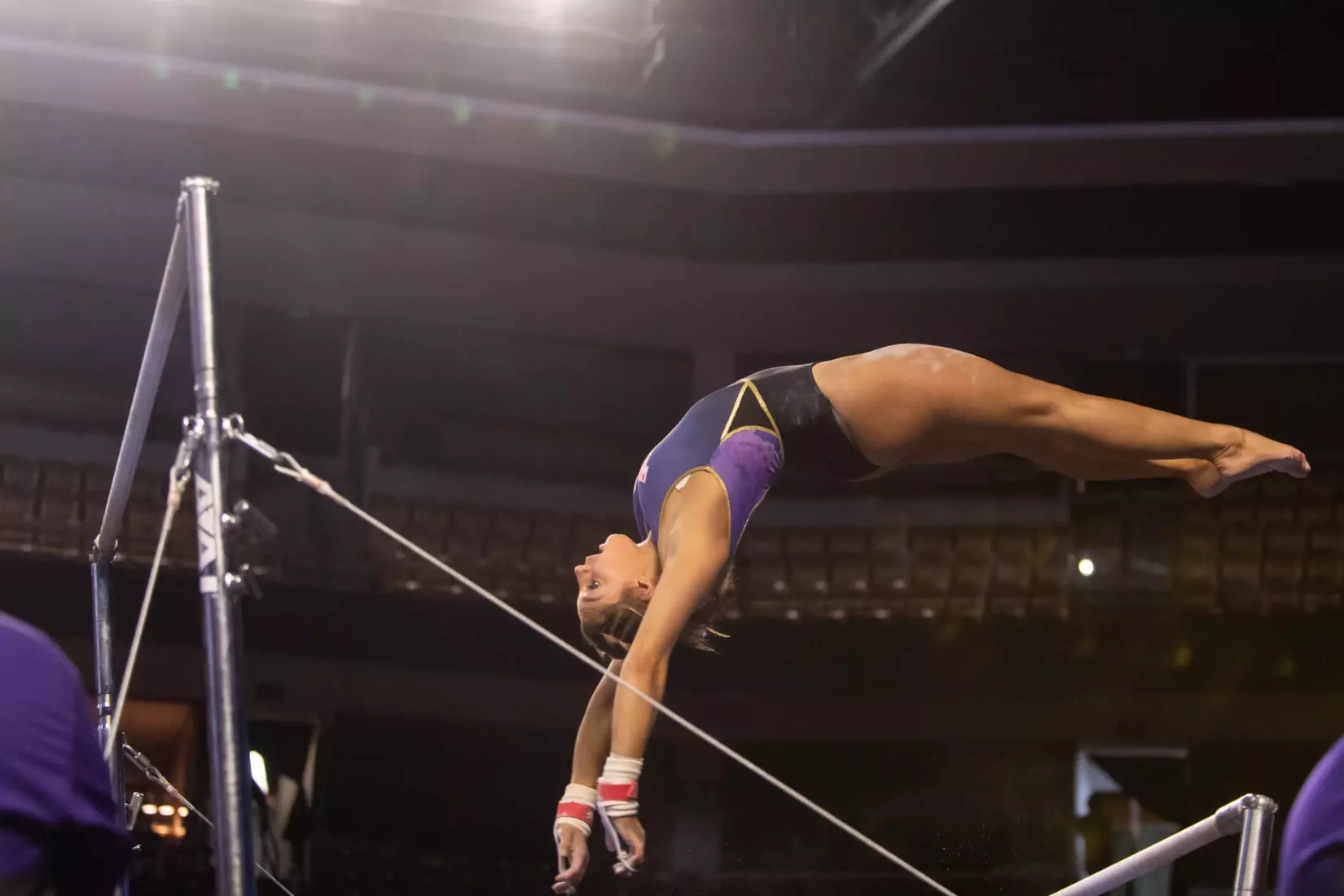 Washington gymnastics at Pac-12 Championships on March 18, 2023 at the Maverik Center in West Valley City, Utah.