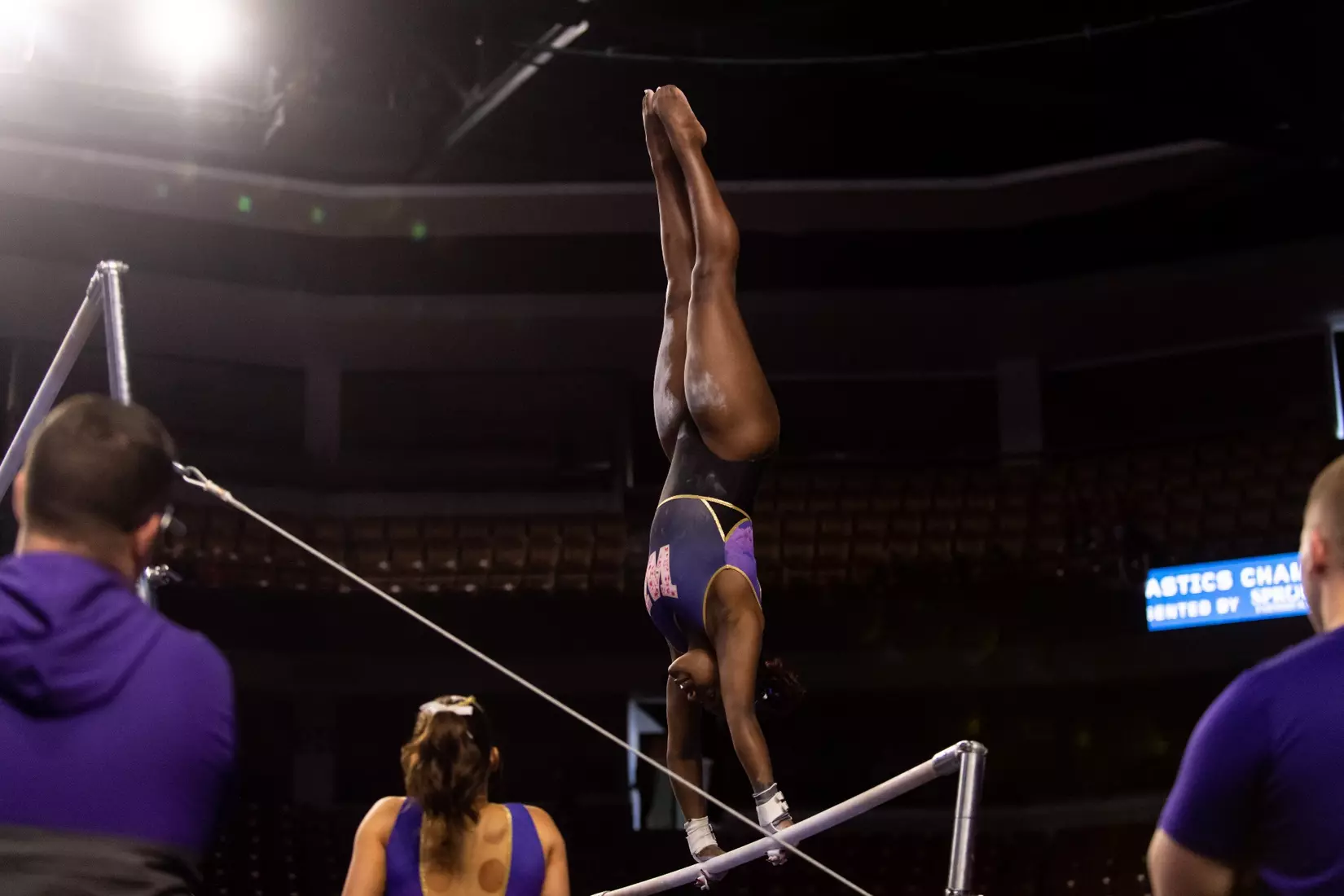 Washington gymnastics at Pac-12 Championships on March 18, 2023 at the Maverik Center in West Valley City, Utah.