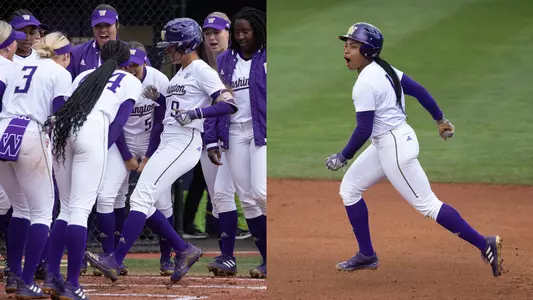 Madison Huskey and Alana Johnson Pac-12 Weekly Honors