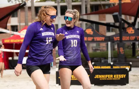 Natalie Robinson and Chloe Loreen at the Pac-12 South Invitational