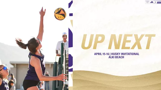 Natalie Robinson at Cal Poly Invitational, Husky Invitational Up next for Washington Beach volleyball.