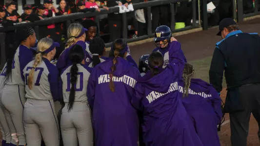 Jadelyn Allchin Home Run Celebration at Oregon State (April 15, 2023)