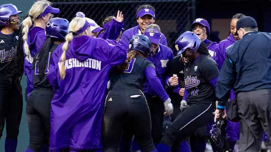Olivia Johnson Home Run Celebration vs. Cal (April 7, 2023)