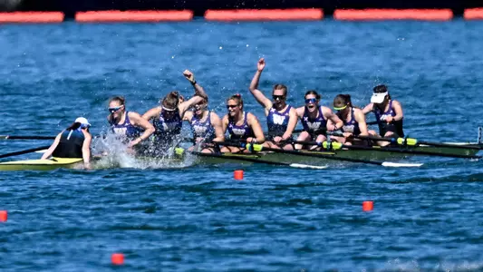 May 14, 2023: The 2023 PAC-12 Rowing Championships at Dexter Lake on May 14th, 2023 in Lowell, OR.
(Alika Jenner/UW Athletics)