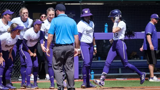 Jadelyn Allchin Home Run Celebration