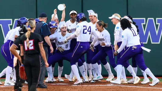 Syndey Stewart Home Run Celebration