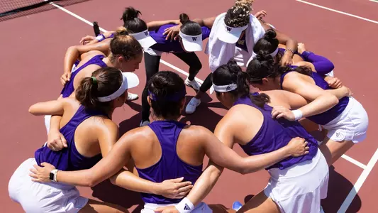 women's tennis huddle 2023 ncaa
