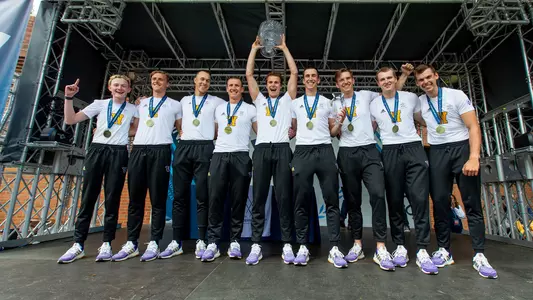 2023 Windermere Cup trophy presentation men's rowing team