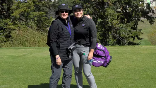 Camille Boyd and Mary Lou Mulflur at NCAA Pullman Regional