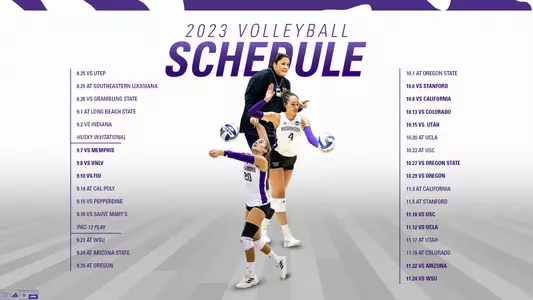 2023 volleyball schedule
