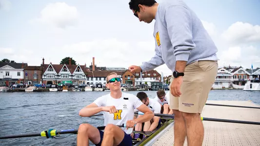 2023 UW men's coxed four Henley Royal Regatta Prince Albert Challenge Cup