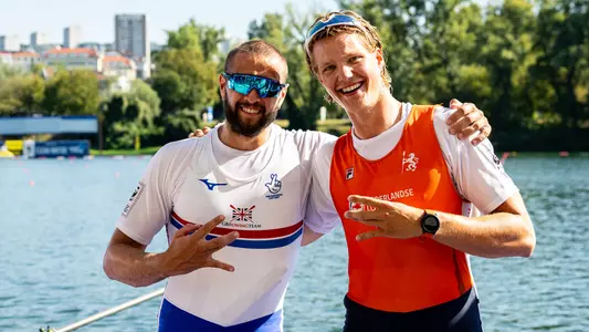 Jacob Dawson & Gert-Jan van Doorn at 2023 World Rowing Championships
