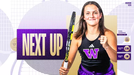 Washington WTEN Husky Invitational Up Next Graphic