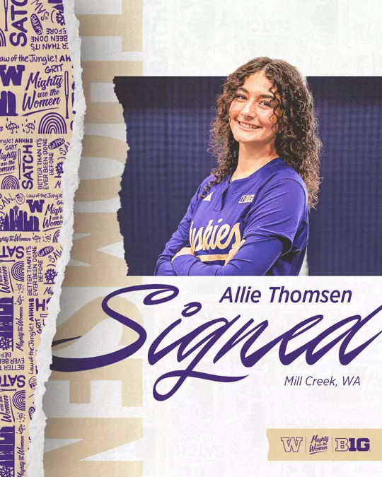 Allie Thomsen Signing Graphic