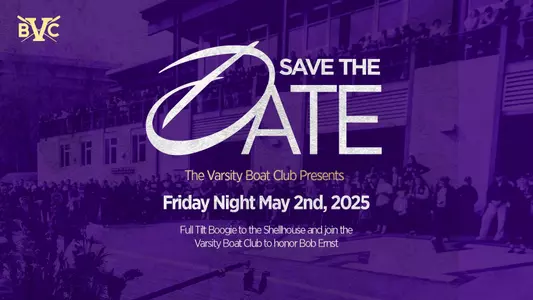save the date bob ernst rowing coach celebration may 2 2025