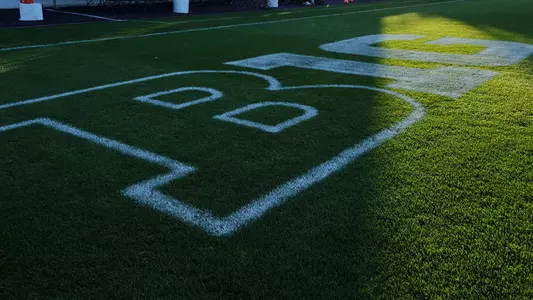 MSOC Big Ten logo on field