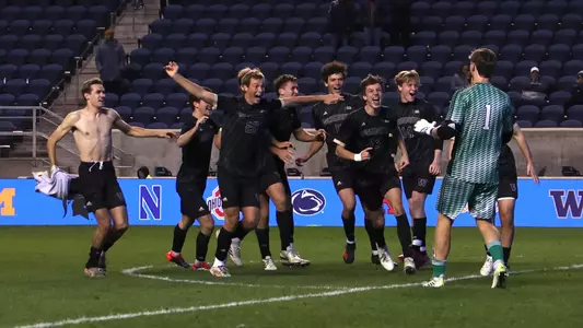 MSOC Team Celebration vs. Michigan State