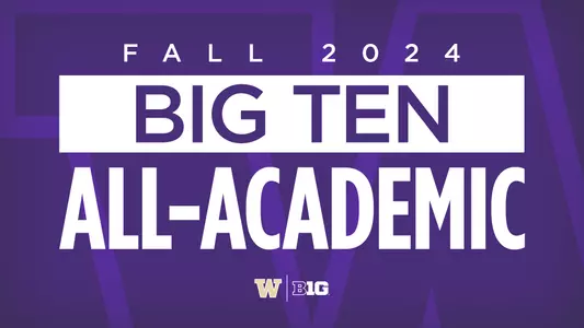Fall 2024 Big Ten All-Academic graphic