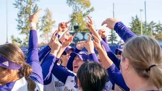 Washington Softball Postgame Celebration