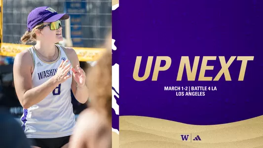 Up Next Beach Volleyball Graphic: Battle 4 LA